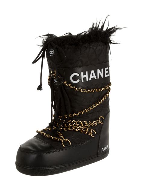 cheap chanel moon boots|chanel pre owned shoes.